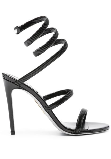 Black 105mm Cleo sandals René Caovilla - women